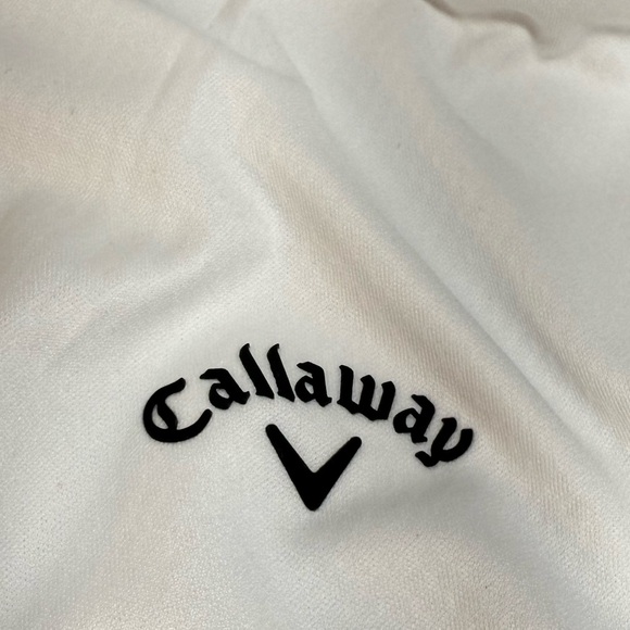 Callaway Men's White Opti-Series Polo Style Golf Shirt NWT - Picture 5 of 9
